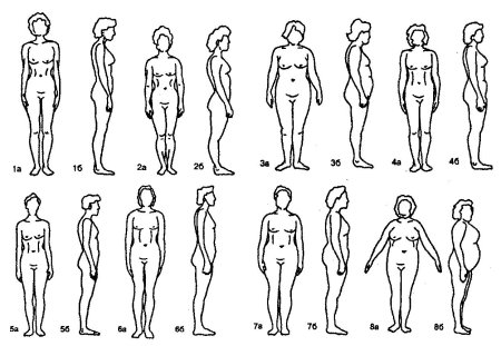 Тип телосложения у женщин