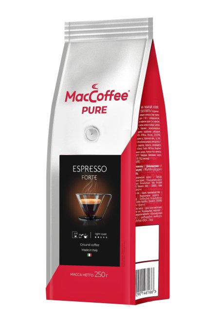 Кофе в зернах maccoffee pure espresso forte г