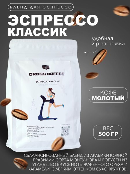 Кофе молотый эспрессо классик