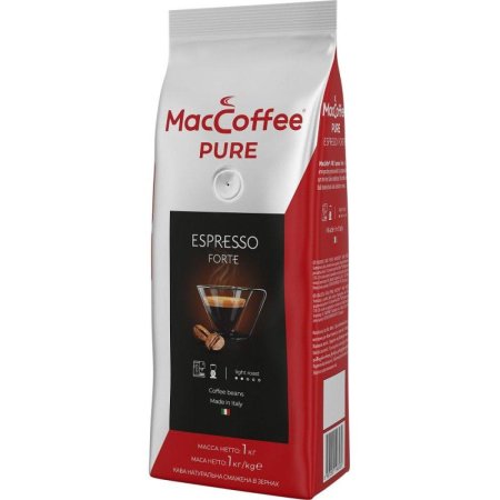 Кофе в зернах maccoffee pure espresso forte кг