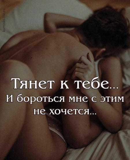 Тянет к тебе