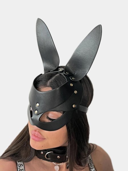 Кожаная маска бдсм