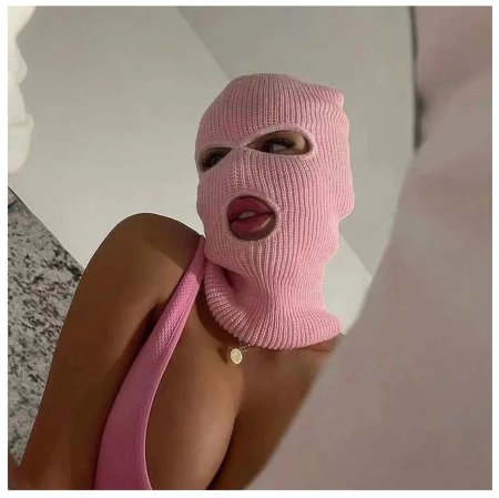 Розовая балаклава