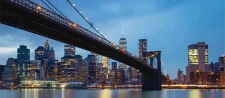 Brooklyn bridge at night