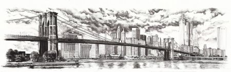 Бруклинский мост скетч