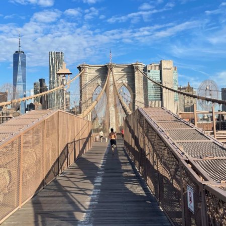 Over the brooklyn bridge