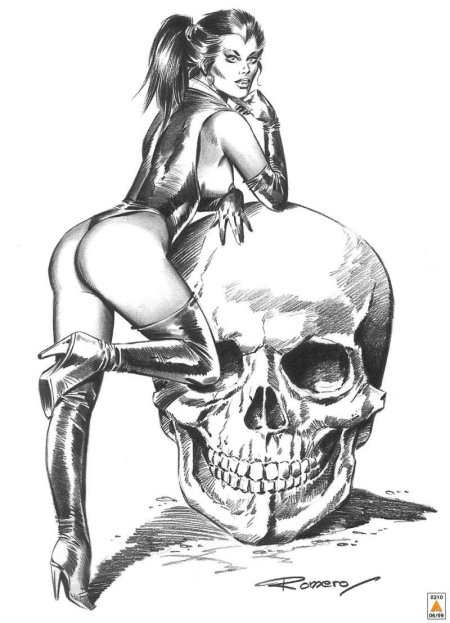 Эскиз череп