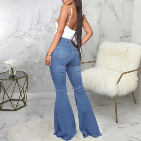 Женские джинсы с высокой талией