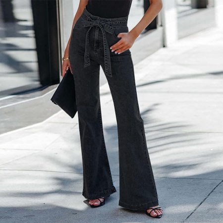 Широкие женские джинсы