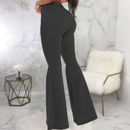 Брюки с высокой талией