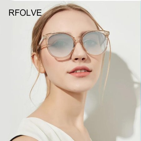 Круглые очки солнцезащитные женские