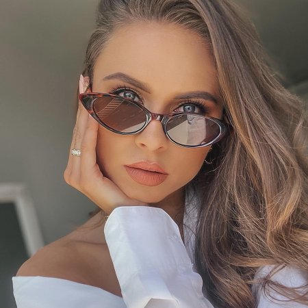 Солнцезащитные очки женские модные овальные