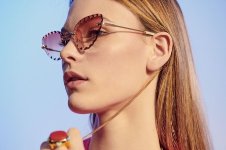 Chloe очки gold rosie