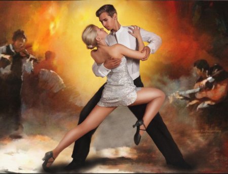 Танцы парные современные