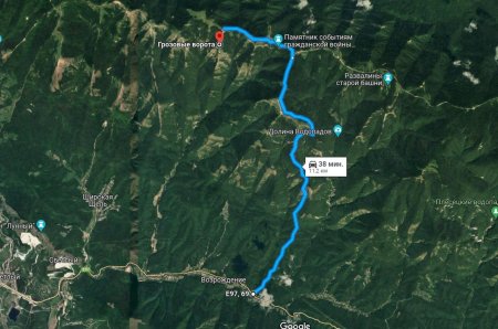 Грозовые ворота на карте