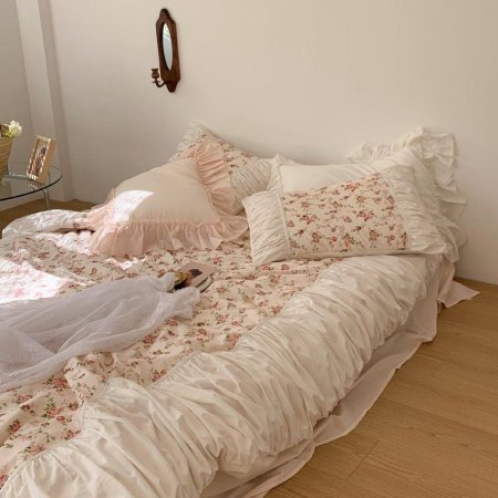 Пододеяльник с рюшами