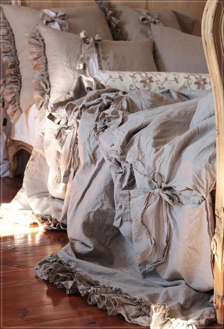 Постельное белье в стиле шебби шик