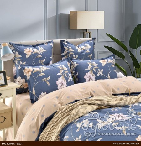 Катарина (синия) кпб сатин е