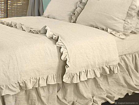 Покрывало с рюшами