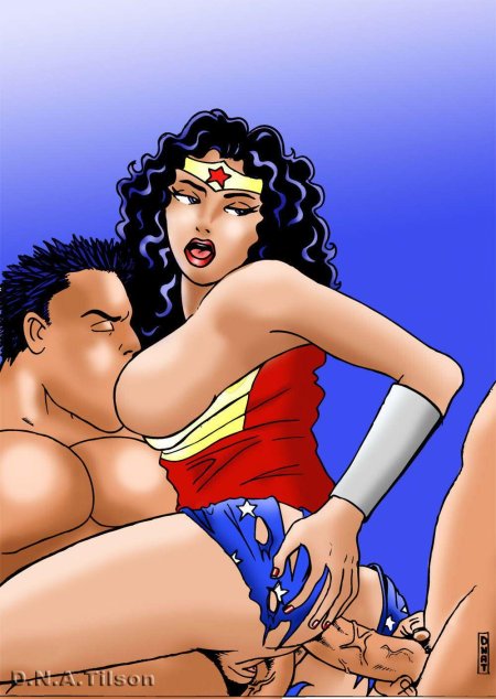 Супермен и чудо женщина