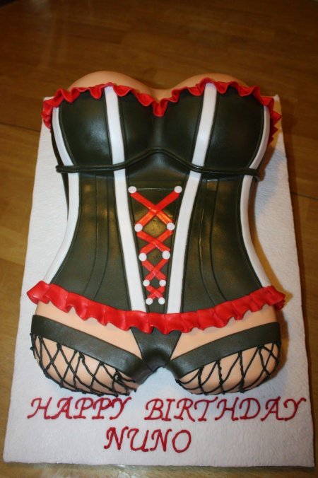 Торт корсет