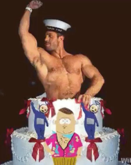 С днем рождения голые мужики