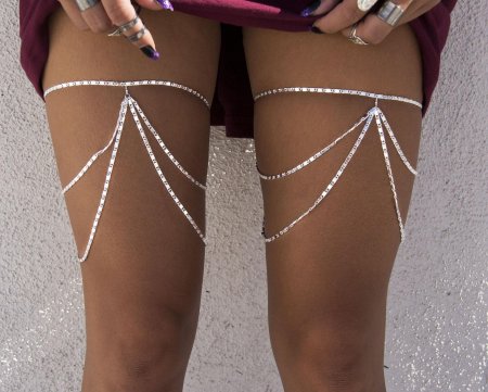 Цепочка на ногу