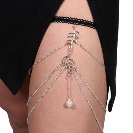 Цепочка на бедро женская