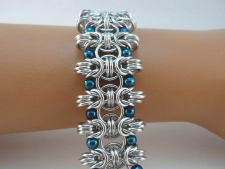 Кольчужное плетение браслетов