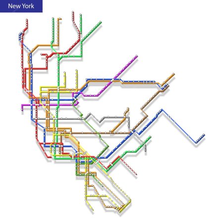 New york subway map