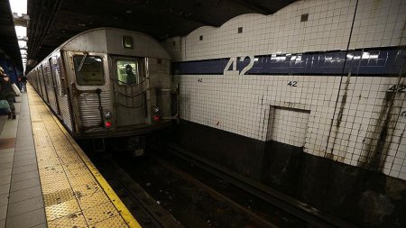 Поезд метро нью йорка