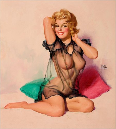 Голые женщины в стиле пин ап