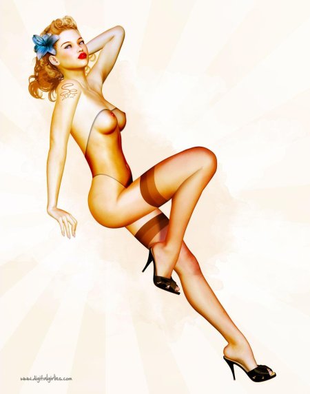 Альберто варгас пин ап