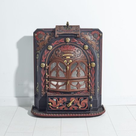 Антикварная печь камин саламандра франция