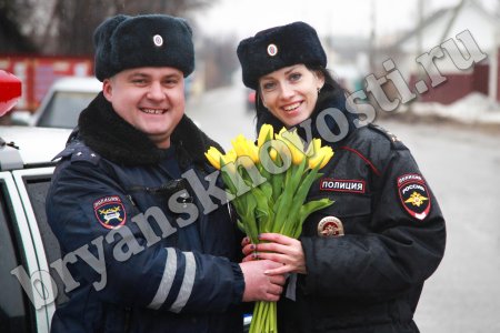 Полиция цветы