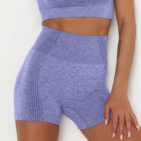 Трусы с шортиками бесшовные сиреневые