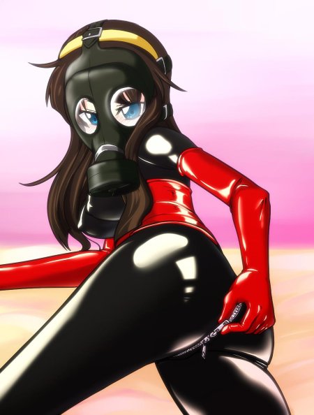 Elena – hazmat catsuitmodel