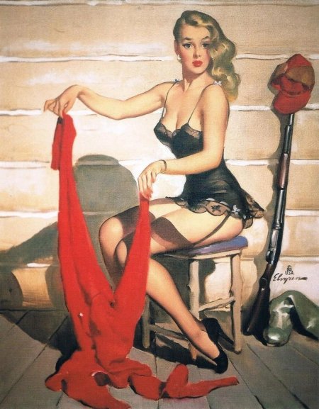 Pin up художник джил элвгрен