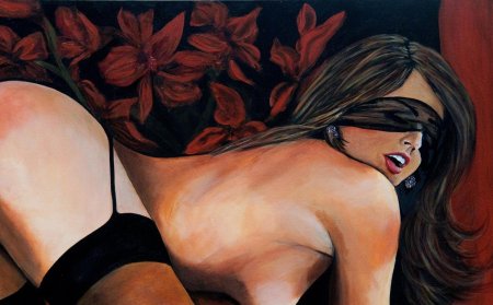 Картины маслом девушки