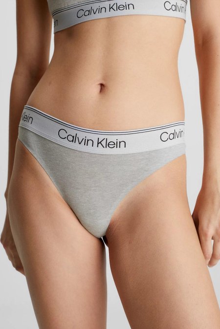 Серые стринги calvin klein