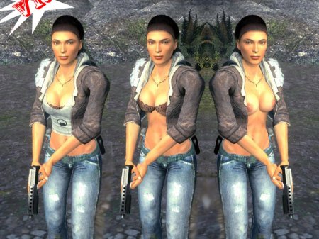 Голая алекс из халф лайф