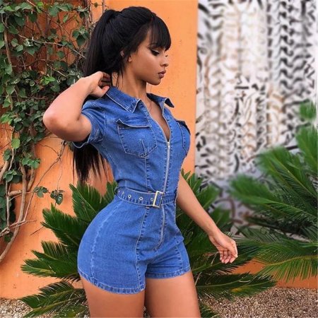 Джинсовые комбинезоны