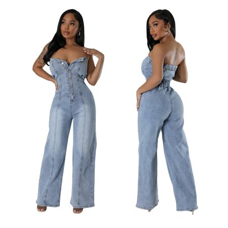 Комбинезон женский джинсовый