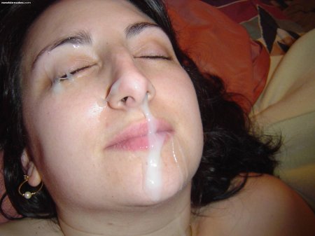 Зрелая жена в сперме