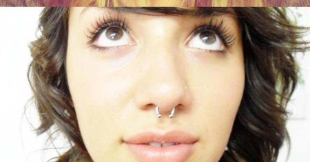 Septum piercing