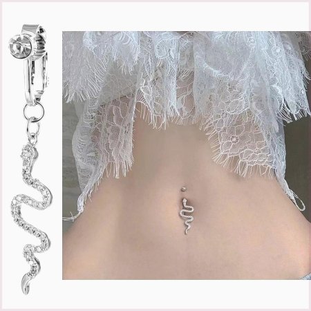 Пупок пирсинг