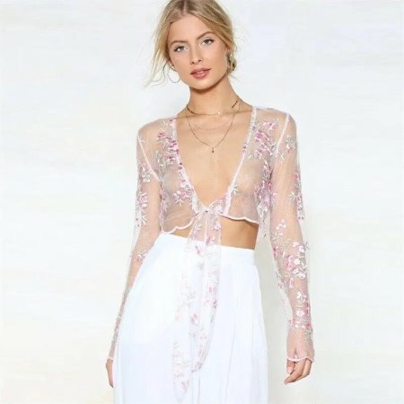 Прозрачные топы