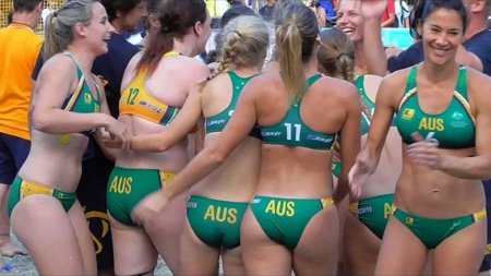 Пляжный гандбол женщины