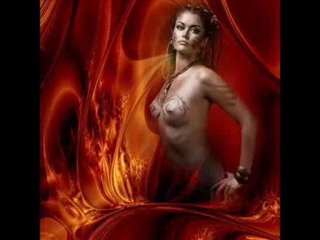 Огонь девушка