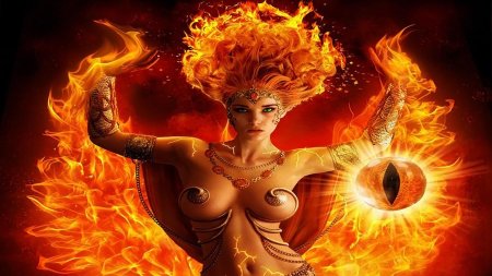 Огненная девушка